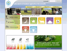 Tablet Screenshot of labo-cesar.com